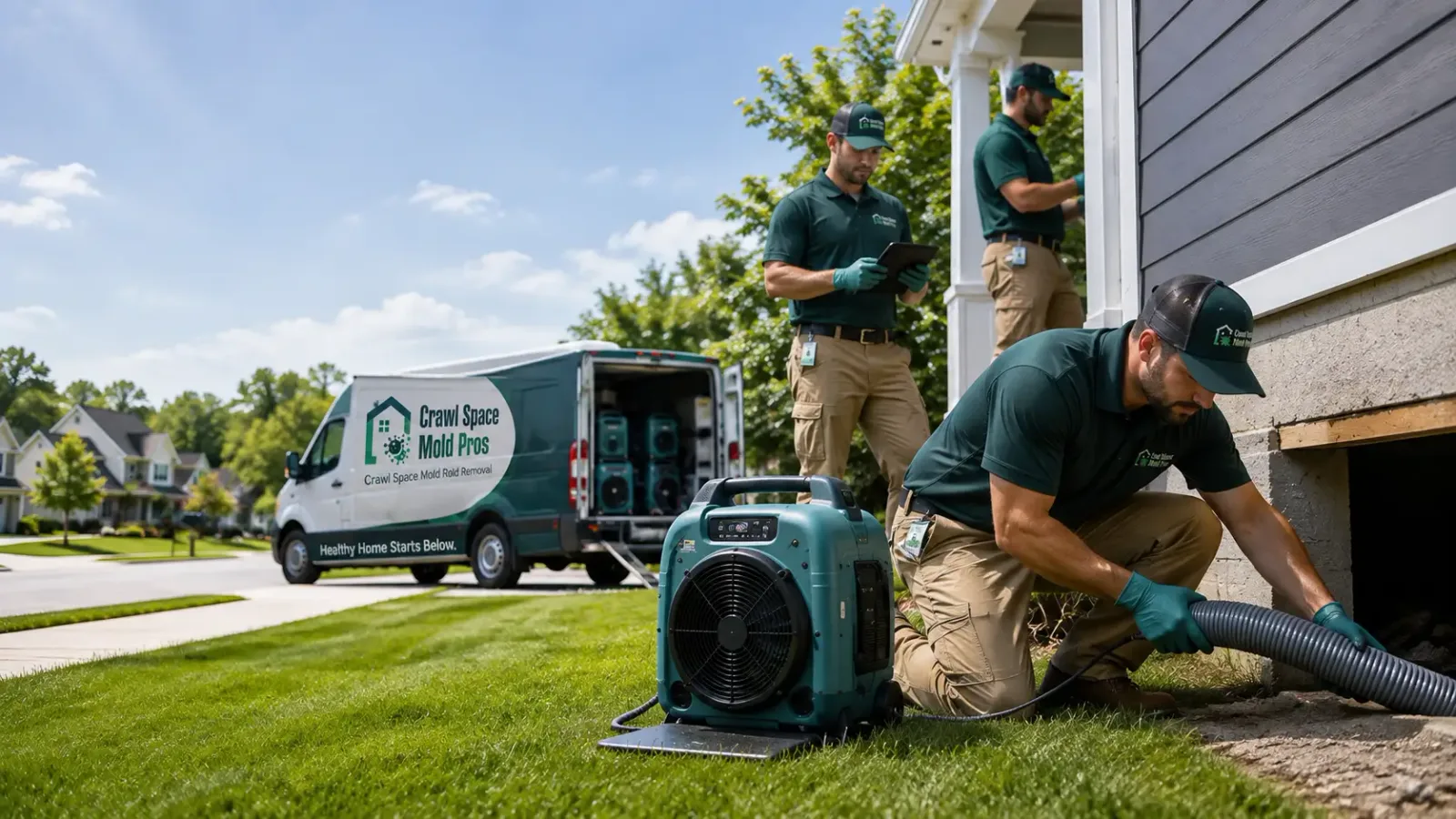 Crawl Space Mold Removal in Hopland, CA